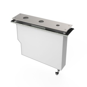 Réservoir pour robinetterie de rebord de baignoire Acier - TRES 20224501AC 