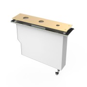 Réservoir pour robinetterie de rebord de baignoire Or Mat 24K - TRES 20224501OM 