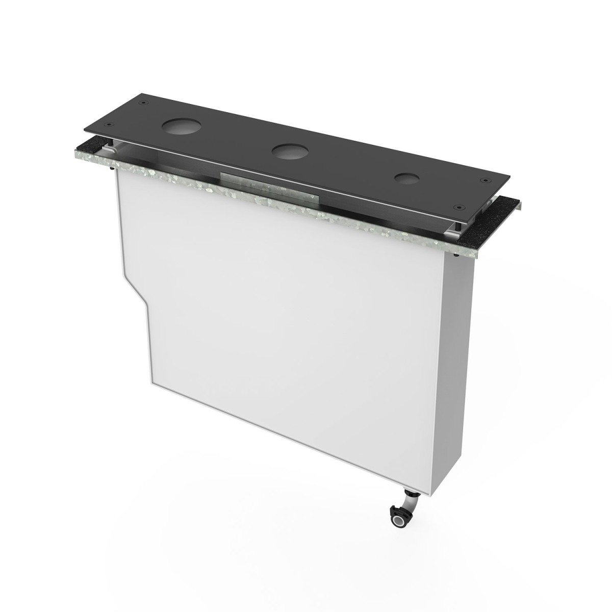 Réservoir pour robinetterie de rebord de baignoire BLACKMAT (noir mat) - TRES 20224501NM 