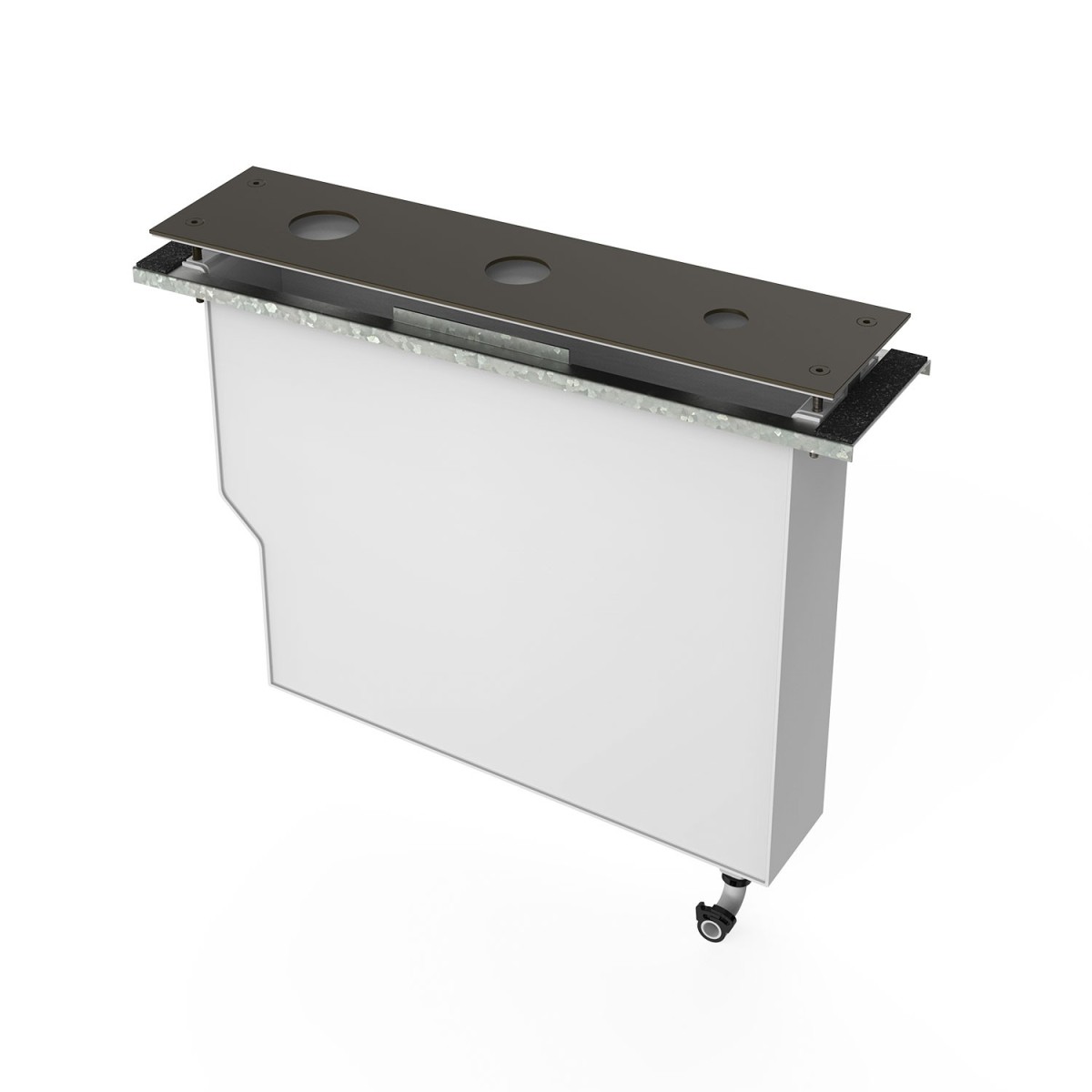 Réservoir pour robinetterie de rebord de baignoire Noir Bronze - TRES 20024501KMB 