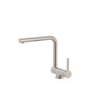 Mitigeur cuisine à bec rabattable Acier - TRES 23033503AC 