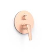 Mitigeur douche pour boîtier encastré Rapid‑box 3 voies Or Rose Mat 24K - TRES 28127310OPM 