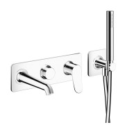 Façade externe Botte bain douche mitigeur mural 2 sorties - CRISTINA ONDYNA BT10251 