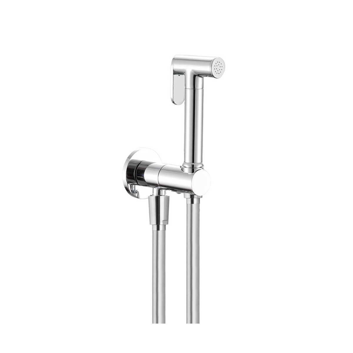 Applique wc à impulsion douchette laiton eau froide ouverture robinet - CRISTINA ONDYNA WC791751 