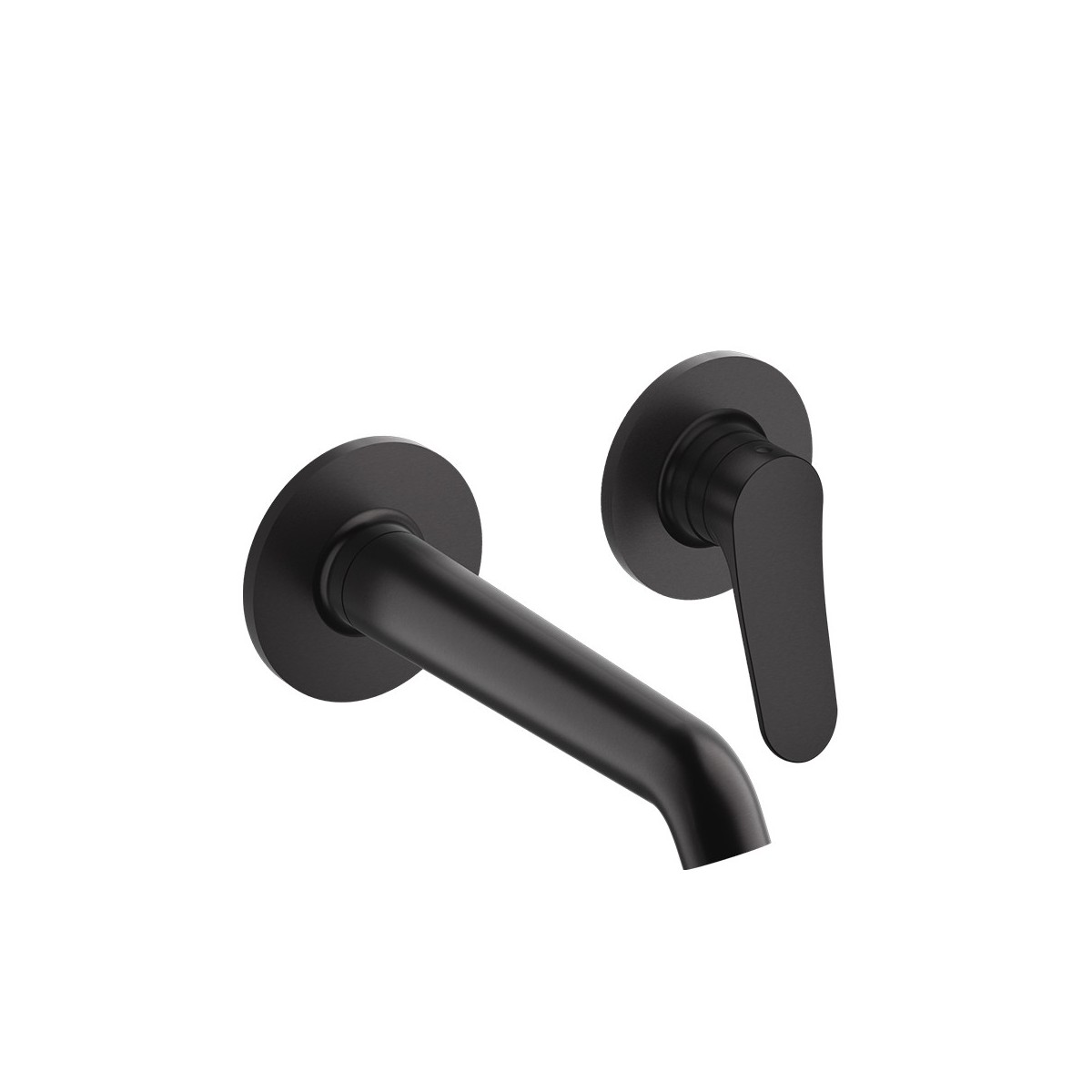 Mitigeur mural Lavabo Botte 2 trous bec 18 cm Imperial Black - CRISTINA ONDYNA BT25776 