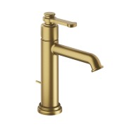 Mitigeur lavabo regular avec vidage tirette Or Brossé - CRISTINA ONDYNA FA22196P 