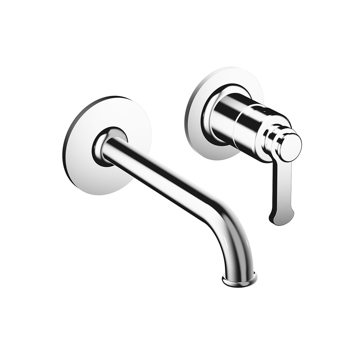 Mitigeur lavabo encastré avec rosaces bec de 185 mm Chromé - CRISTINA ONDYNA FA25751 