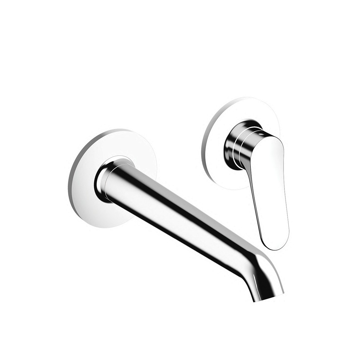 Façade Mitigeur Lavabo Botte 2 trous bec 225 mm Chromé - CRISTINA ONDYNA BT25951 