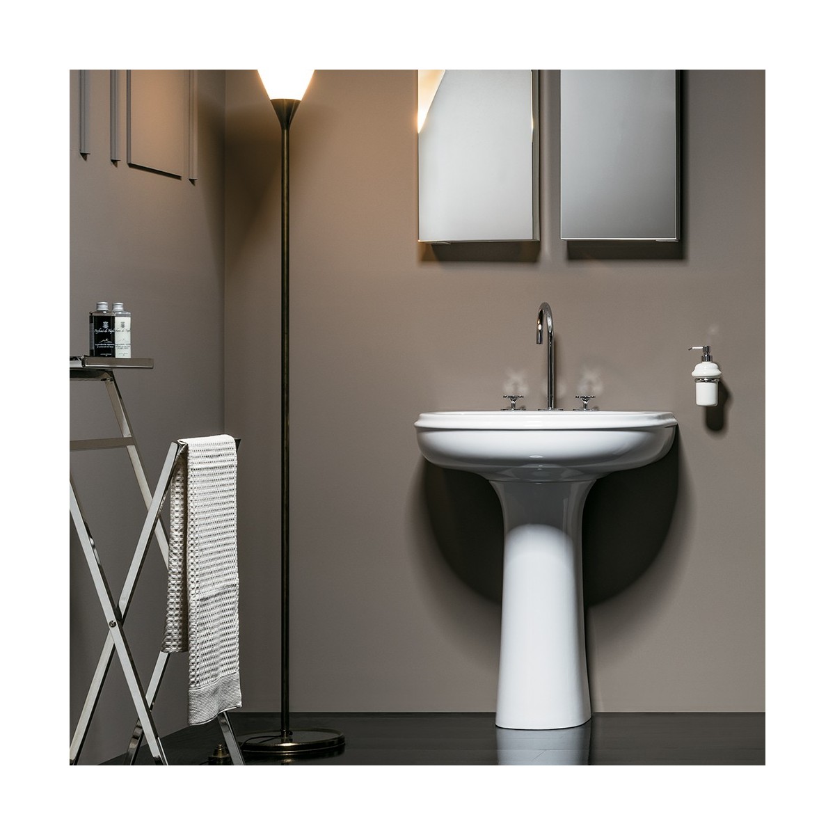 Vasque suspendue Charme 70x51x19 3 trous - CRISTINA ONDYNA CHA70513T 