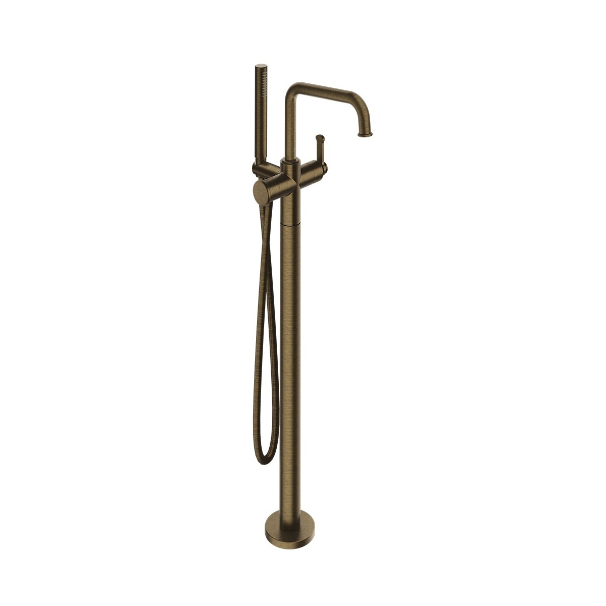 Bain douche mitigeur monocolonne sur pied sans mecanisme Vieux Bronze Mat - CRISTINA ONDYNA FA18993 