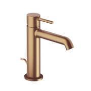 Mitigeur Lavabo avec vidage tirette laiton Phi Or Rose Brossé PVD - CRISTINA ONDYNA PH22134P 