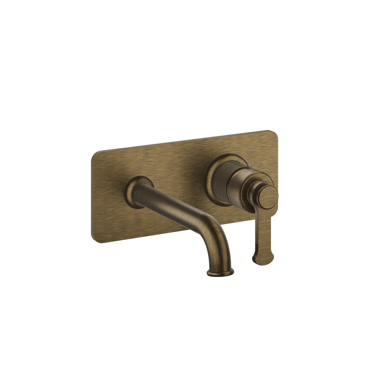 Mitigeur lavabo encastré avec plaque bec de 185 mm Vieux Bronze Mat - CRISTINA ONDYNA FA25693 