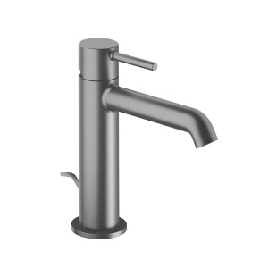 Mitigeur Lavabo avec vidage tirette laiton Phi Metal Brossé - CRISTINA ONDYNA PH22177 