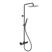 Colonne de douche thermostatique Botte Imperial Black - CRISTINA ONDYNA BT44876 