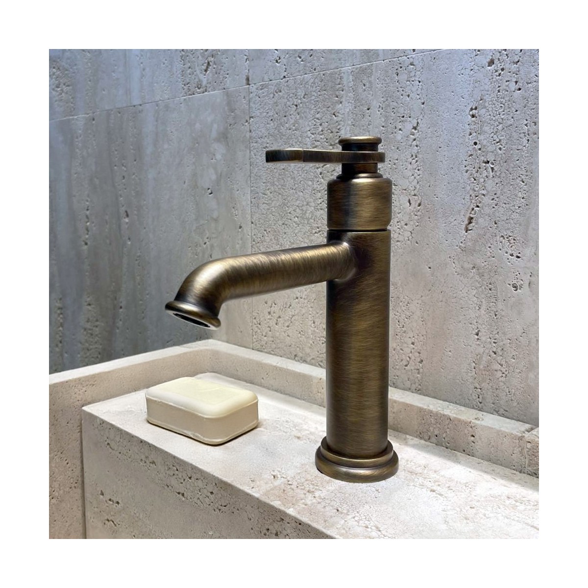 Mitigeur lavabo regular avec vidage up&down® bronze mat - CRISTINA ONDYNA FA22093 
