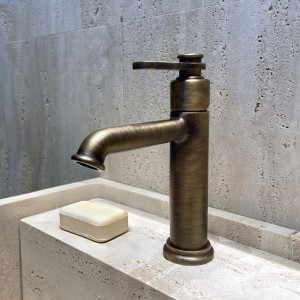 Mitigeur lavabo regular avec vidage up&down® bronze mat - CRISTINA ONDYNA FA22093 