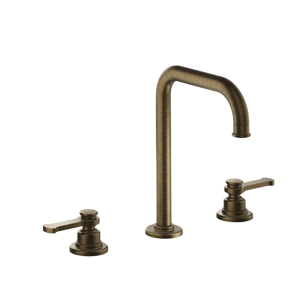 Melangeur lavabo 3 trous Bronze Mat - CRISTINA ONDYNA FA20593 