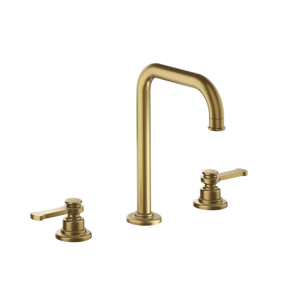 Melangeur lavabo 3 trous Or Brossé - CRISTINA ONDYNA FA20596P 