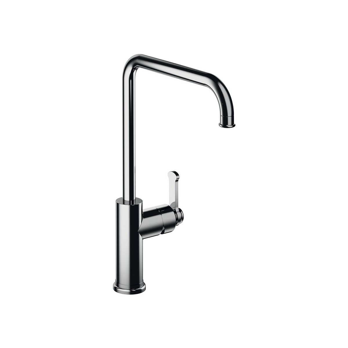 Mitigeur cuisine monotrou sur plan bec 225 haut 288 poigne droite Faro Chromé - CRISTINA ONDYNA FA52651 