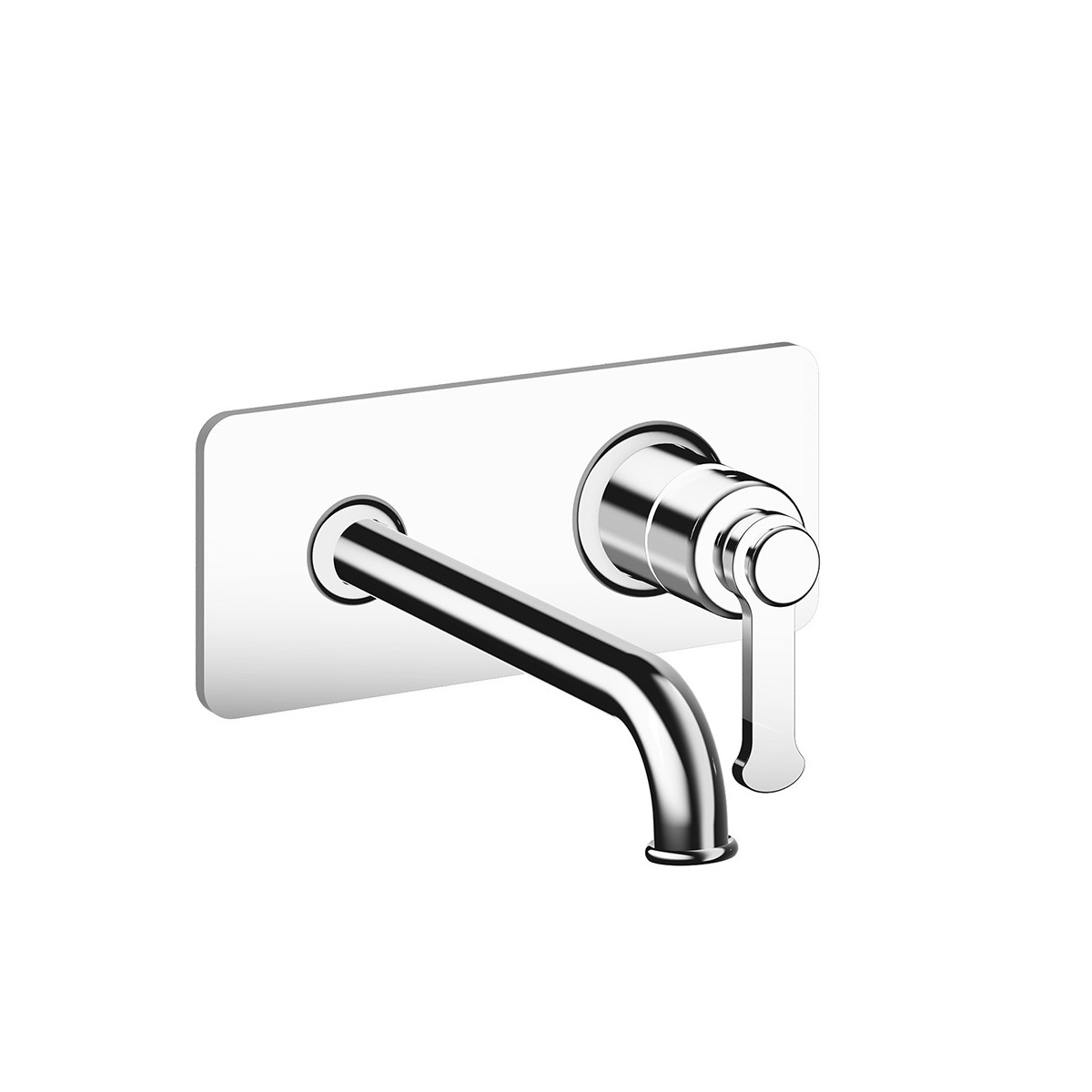 Mitigeur lavabo encastré avec plaque bec de 225 mm Chromé - CRISTINA ONDYNA FA25851 