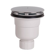 Bonde de douche verticale diam 90 encombrement 107 - CRISTINA ONDYNA OM525851 