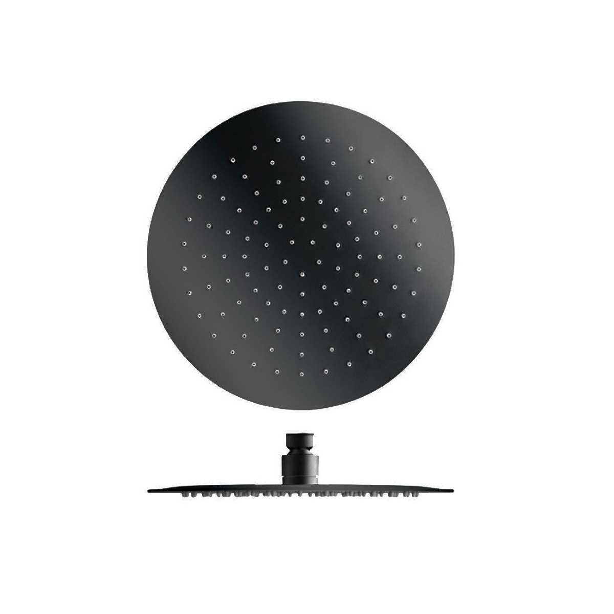 Pomme de douche sandwich inox ronde 30 Infinity Black PVD - CRISTINA ONDYNA PD95355P 