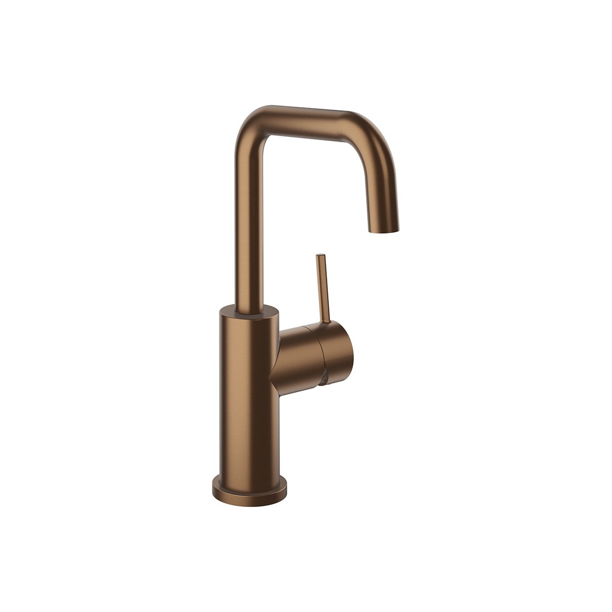 Mitigeur Lavabo bec potence Phi Or Rose Brossé PVD - CRISTINA ONDYNA PH22634P 