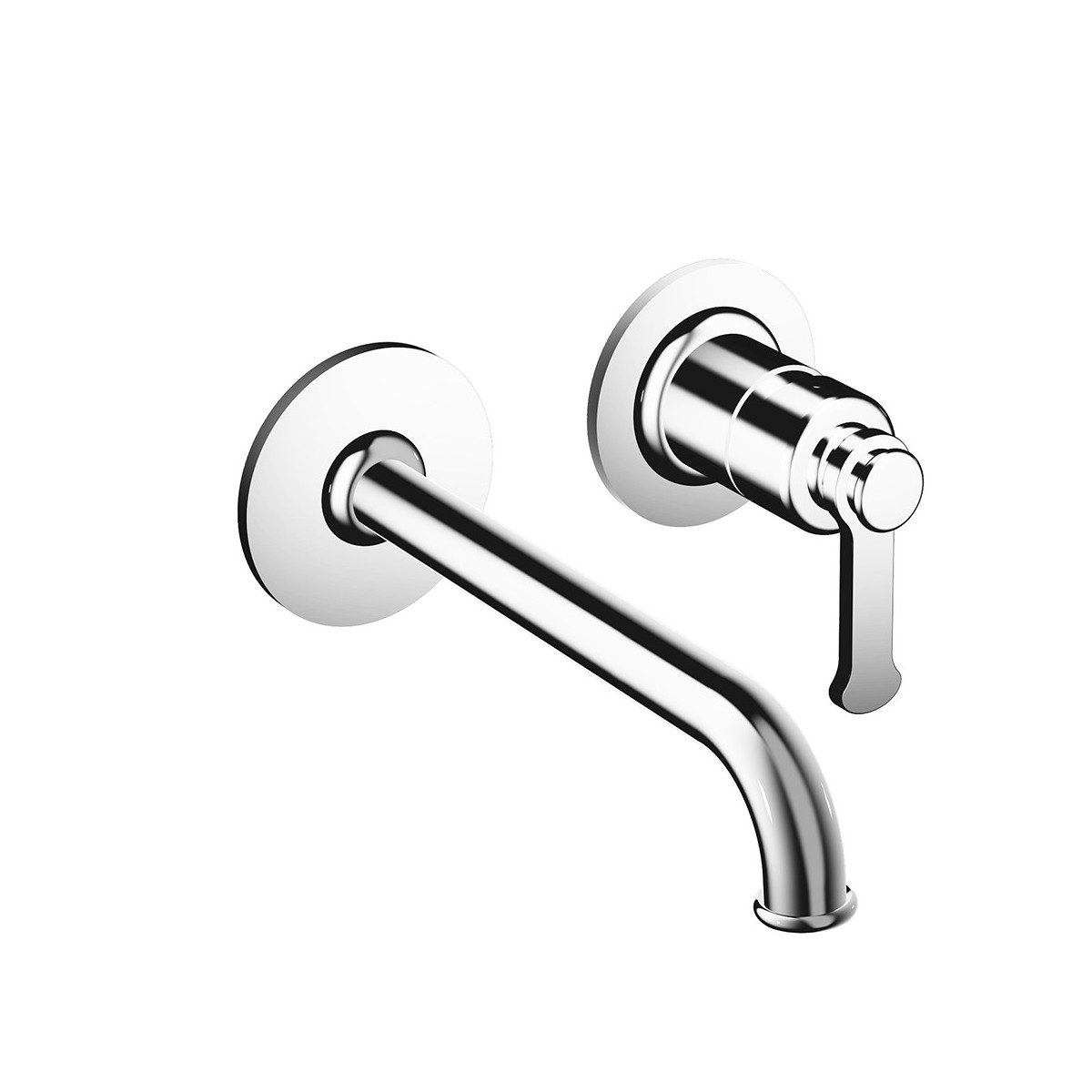 Mitigeur lavabo encastré avec rosaces bec de 225 mm Chromé - CRISTINA ONDYNA FA25951 