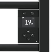 Sèche-serviettes électrique 1750W Noir carbone RIVA 5 soufflant - THERMOR