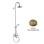 Colonne bain/douche melangeur vieux bronze mat - CRISTINA ONDYNA CN10493