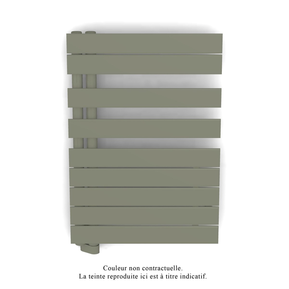 Acova Radiateur sèche-serviettes 500W Fassane Spa avec télécommande asymétrique gauche