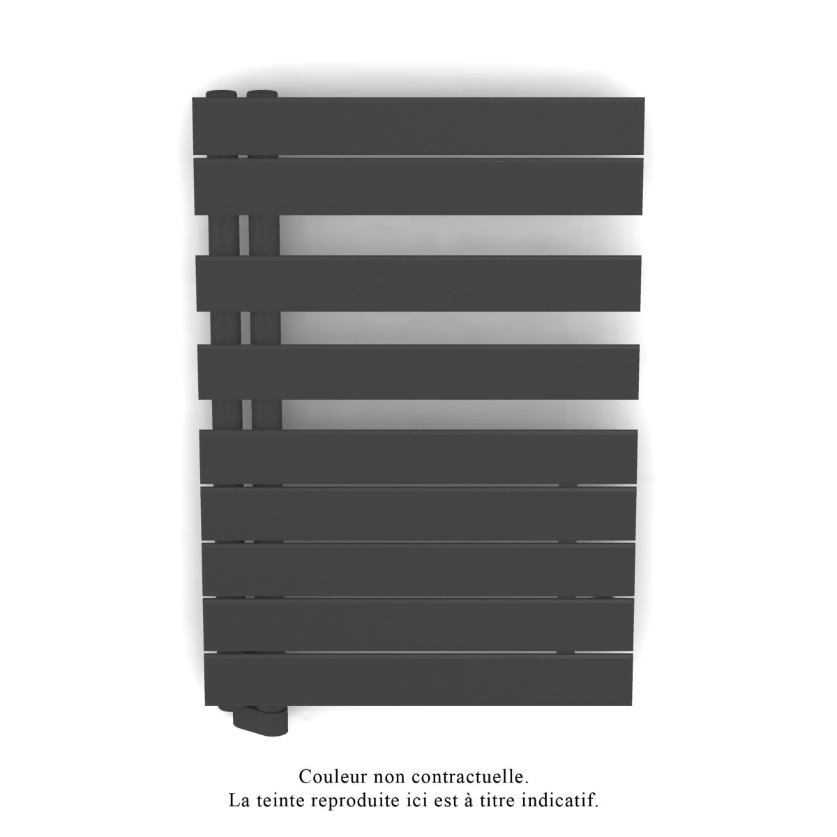 Acova Radiateur sèche-serviettes 500W Fassane Spa avec télécommande asymétrique gauche