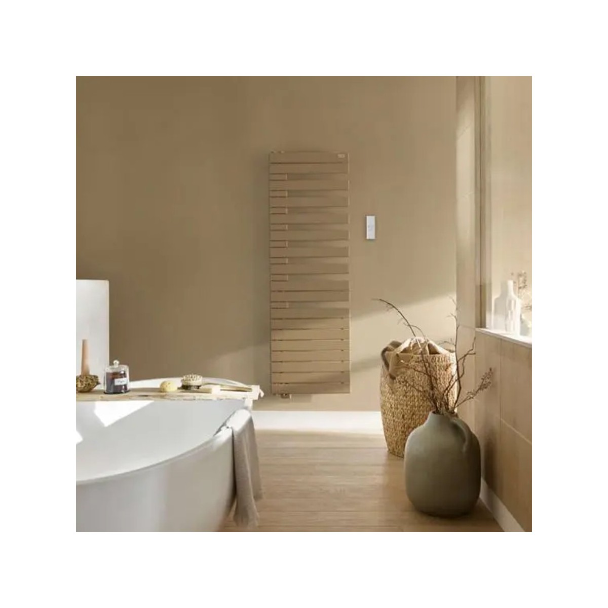 Sèche-serviette ACOVA FASSANE Spa Asymétrique à gauche électrique IHD 750W TFLSL075055EDAF