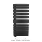 Acova Radiateur sèche-serviettes 750W Fassane Spa avec télécommande asymétrique gauche