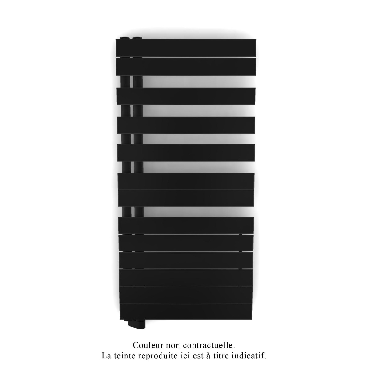 Acova Radiateur sèche-serviettes 750W Fassane Spa avec télécommande asymétrique gauche