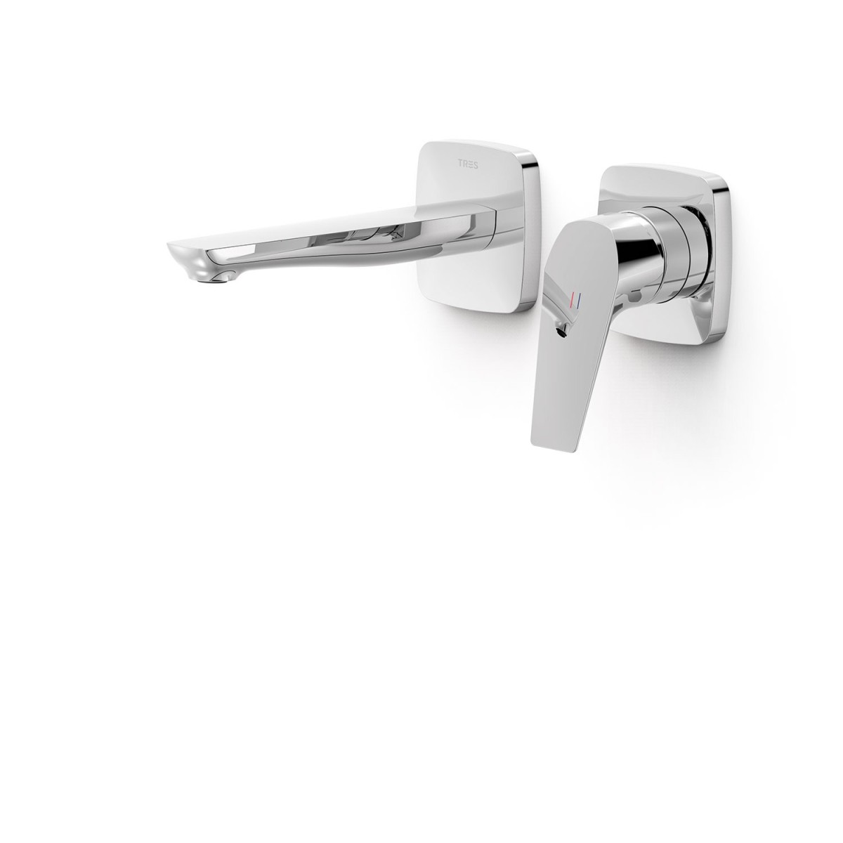 Pièce apparente pour élément encastré de lavabo Canigó Chrome - TRES 21730023 