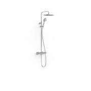 Ensemble de robinet mural Duo‑confort à 2 voies pour douche Loft Chrome - TRES 22219901 