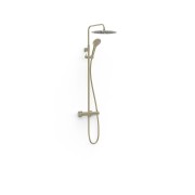 Ensemble de robinet mural Duo‑confort à 2 voies pour douche Loft Cava doré  - TRES 22219901CA 