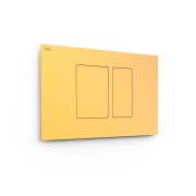 Bouton de chasse double pour WC  Or Mat 24K - TRES 25429801OM 