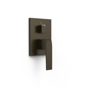 Pièce apparente pour boîtier encastré Rapid‑box 3 voies Slim Noir bronze - TRES 20227310KMB 