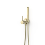 Mitigeur encastré avec douche pour WC eau chaude et eau froide Study Cava doré  - TRES 134123CA 