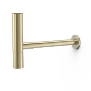 Siphon télescopique rond Cava doré  - TRES 16110342CA 