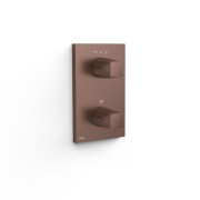 Pièce apparente pour boîtier encastré 2 voies Therm-box Volcanic - TRES 21125001VO 