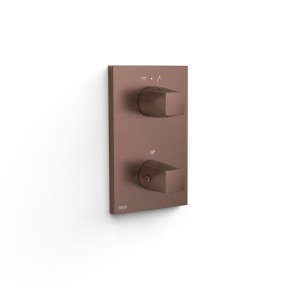 Pièce apparente pour boîtier encastré 2 voies Therm-box Volcanic - TRES 21125001VO 