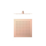 Pommeau de douche Extra-fin 250x250 Or Rose Mat 24K - TRES 134315011OPM 