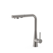 Mitigeur de cuisine à 2 voies avec bec extractible Acier inoxydable - TRES 23045304 
