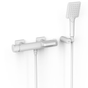 Mitigeur mural pour baignoire et douche Project Blanc mat - TRES 22117001BM 