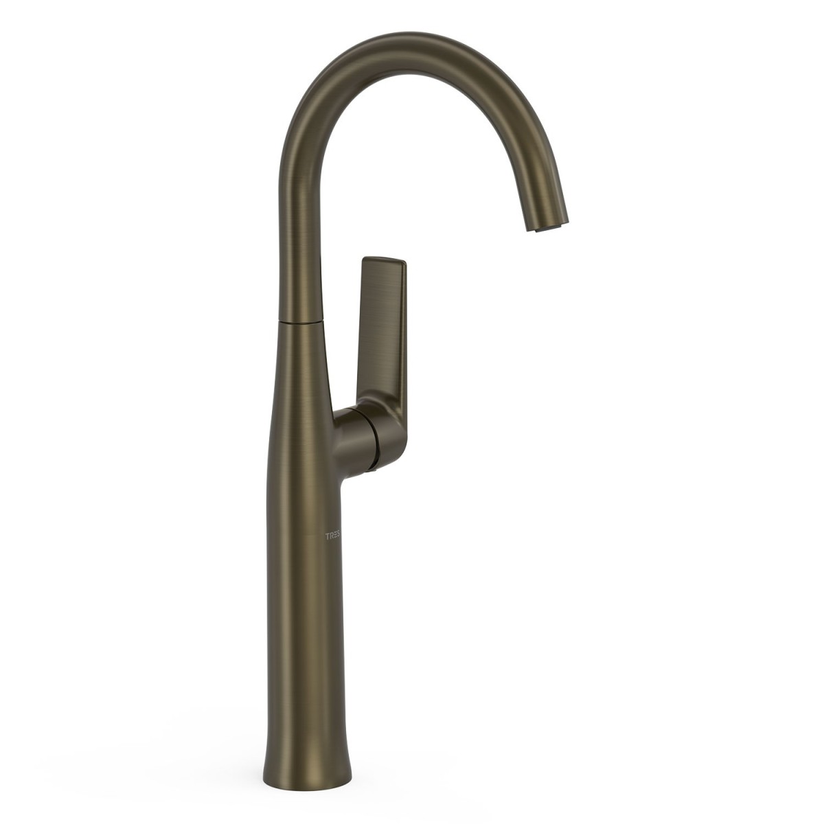 Mitigeur XL avec manette latérale pour lavabo Loft Noir bronze - TRES 22284701KMB 