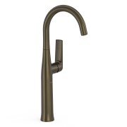 Mitigeur XL avec manette latérale pour lavabo Loft Noir bronze - TRES 22284701KMB 
