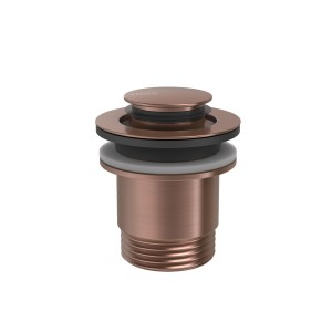 Bonde de vidage Click‑clack Simple‑rapid pour lavabo Volcanic - TRES 24284002VO 